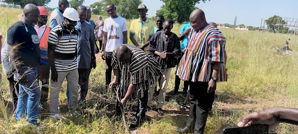 Talensi MP, DCE break ground for construction of 2 CHPS compounds, 2 school blocks & 15 boreholes