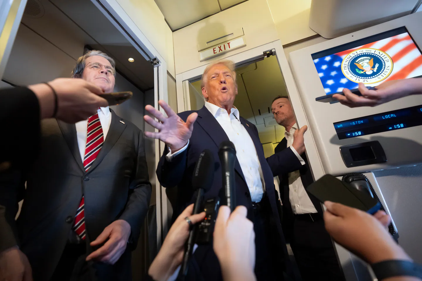 Trump says a recent MRI scan was ‘perfect,’ and he’d ‘love’ a third term