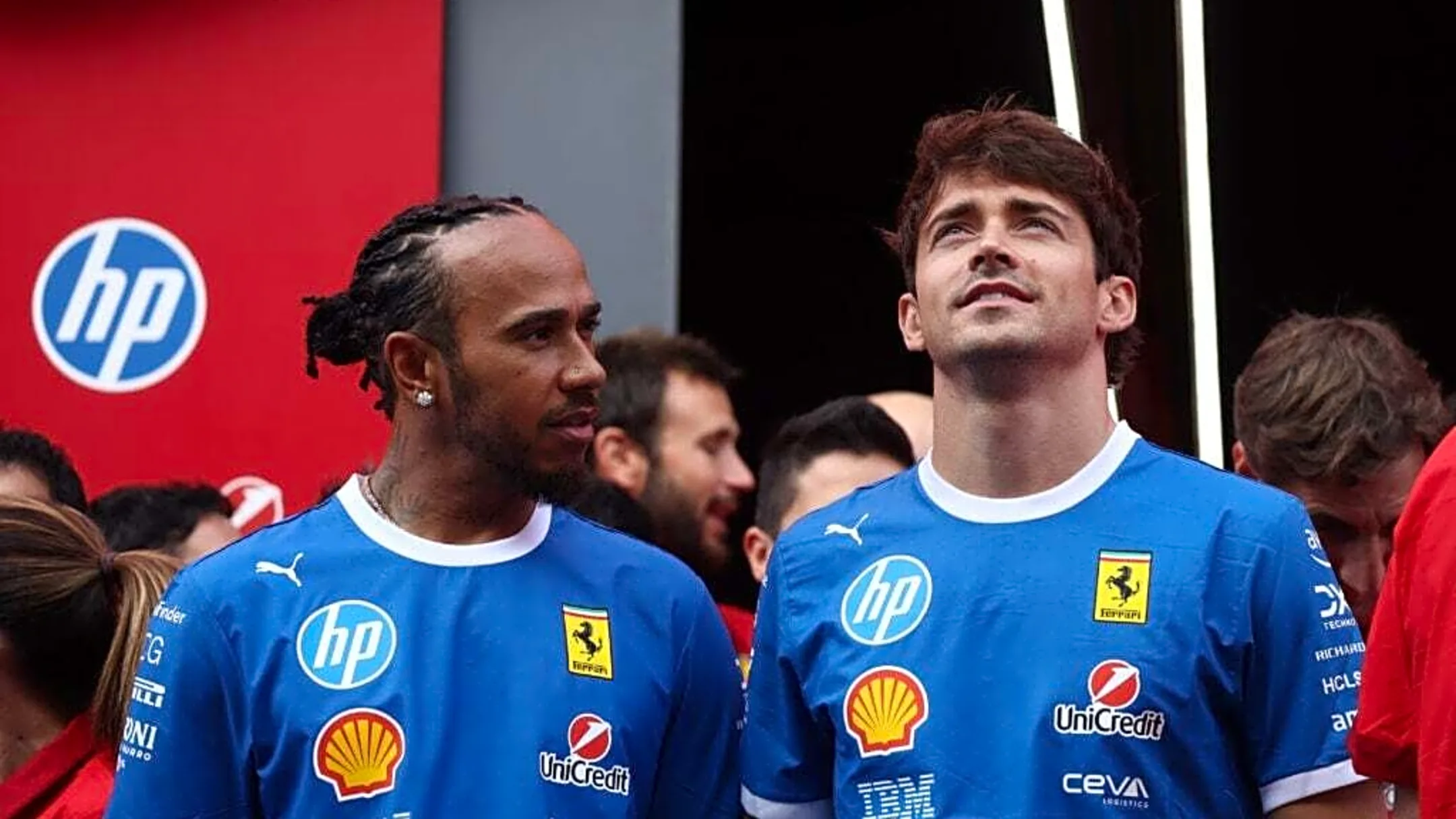 Leclerc praises Hamilton and discloses reason behind his improvement at Ferrari