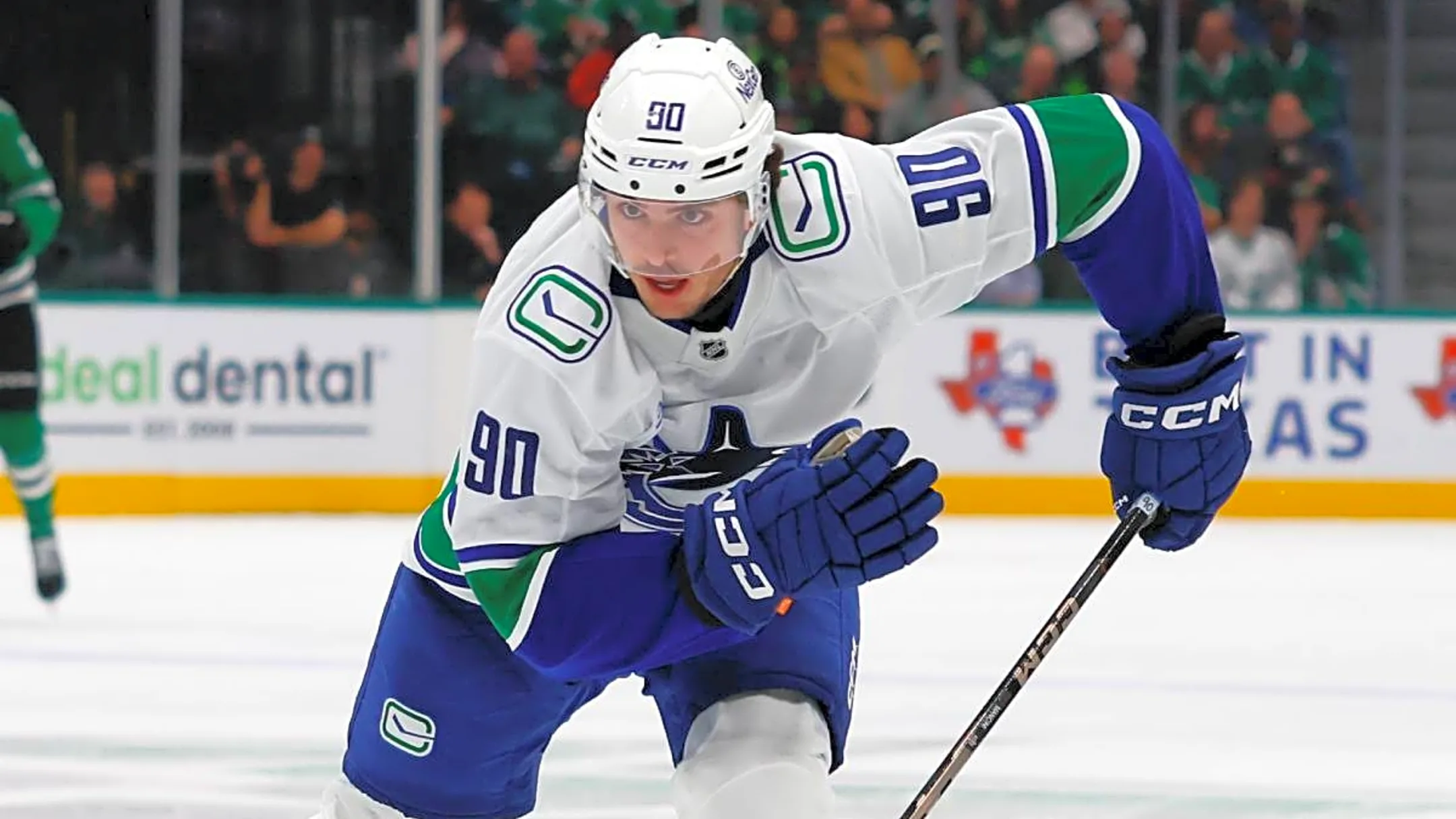 Canucks’ Victor Mancini leaves game against Oilers with undisclosed injury