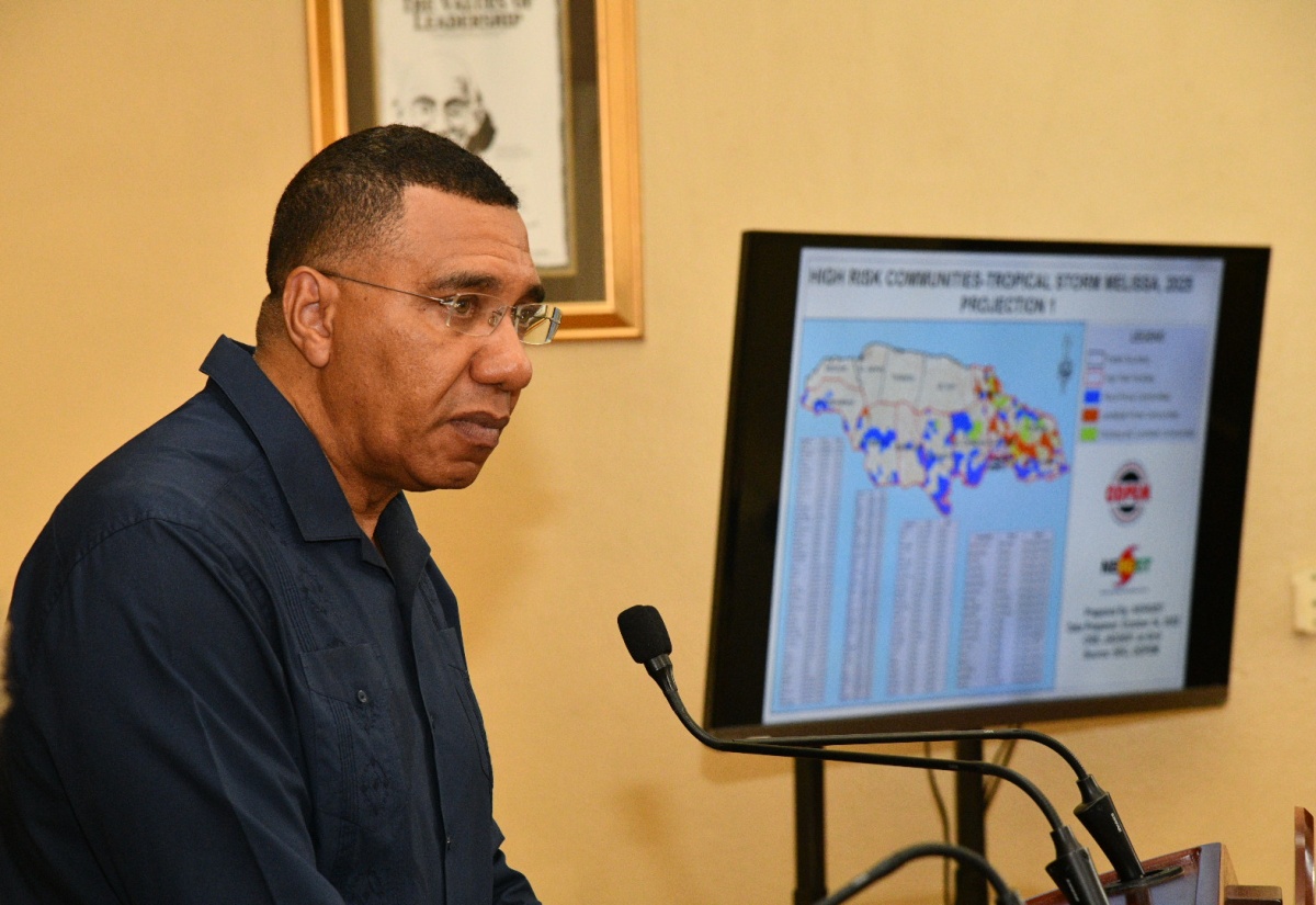 Jamaicans Should Prepare for Prolonged Period of Heavy Rainfall, Strong Winds