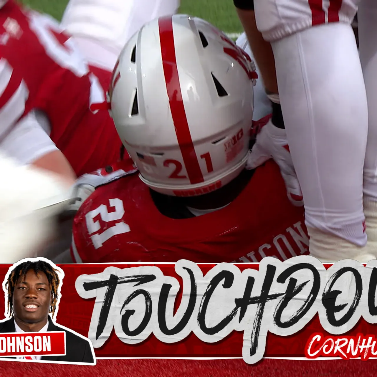 Emmett Johnson punches in four-yard game winning TD, giving Nebraska the win over Northwestern