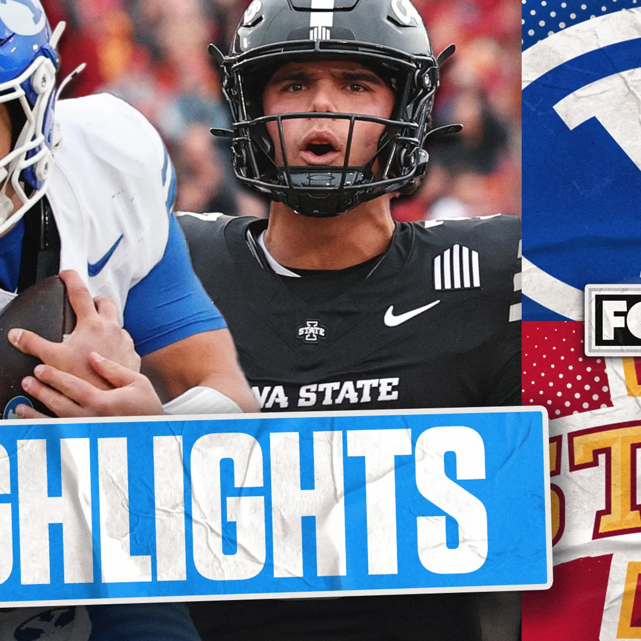 No. 11 BYU Cougars vs. Iowa State Cyclones Highlights | FOX College Football