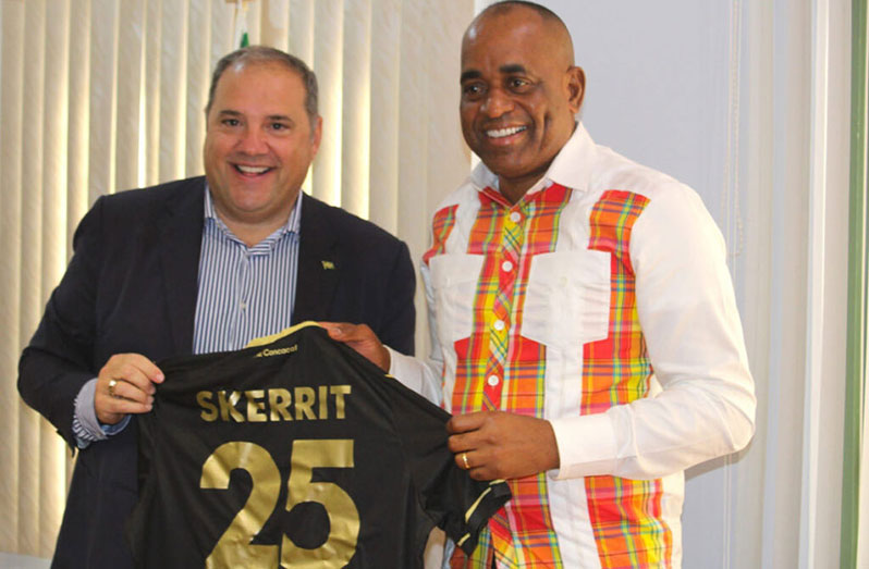 Montagliani pays official visit to Dominica, meets with PM Skerrit