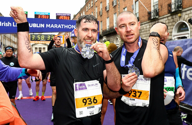 In pics: Shamrock Rovers boss Bradley among the participants at Dublin City marathon