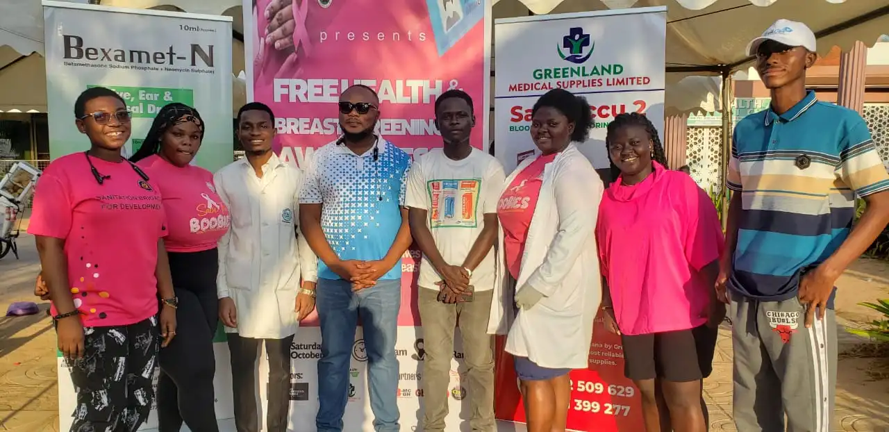 Pink October: Promoting Breast Cancer Awareness and Healthy Living in Weija-Gbawe Municipality