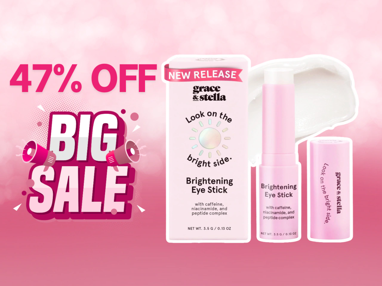 Amazon has the Grace & Stella Under Eye Brightener Balm Stick for 47% off