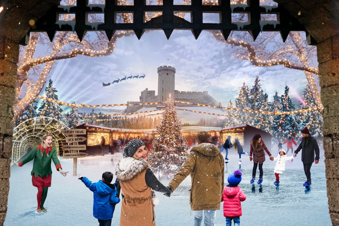 Christmas at Warwick Castle 2025: Light Trail, Santa stories and festive fun