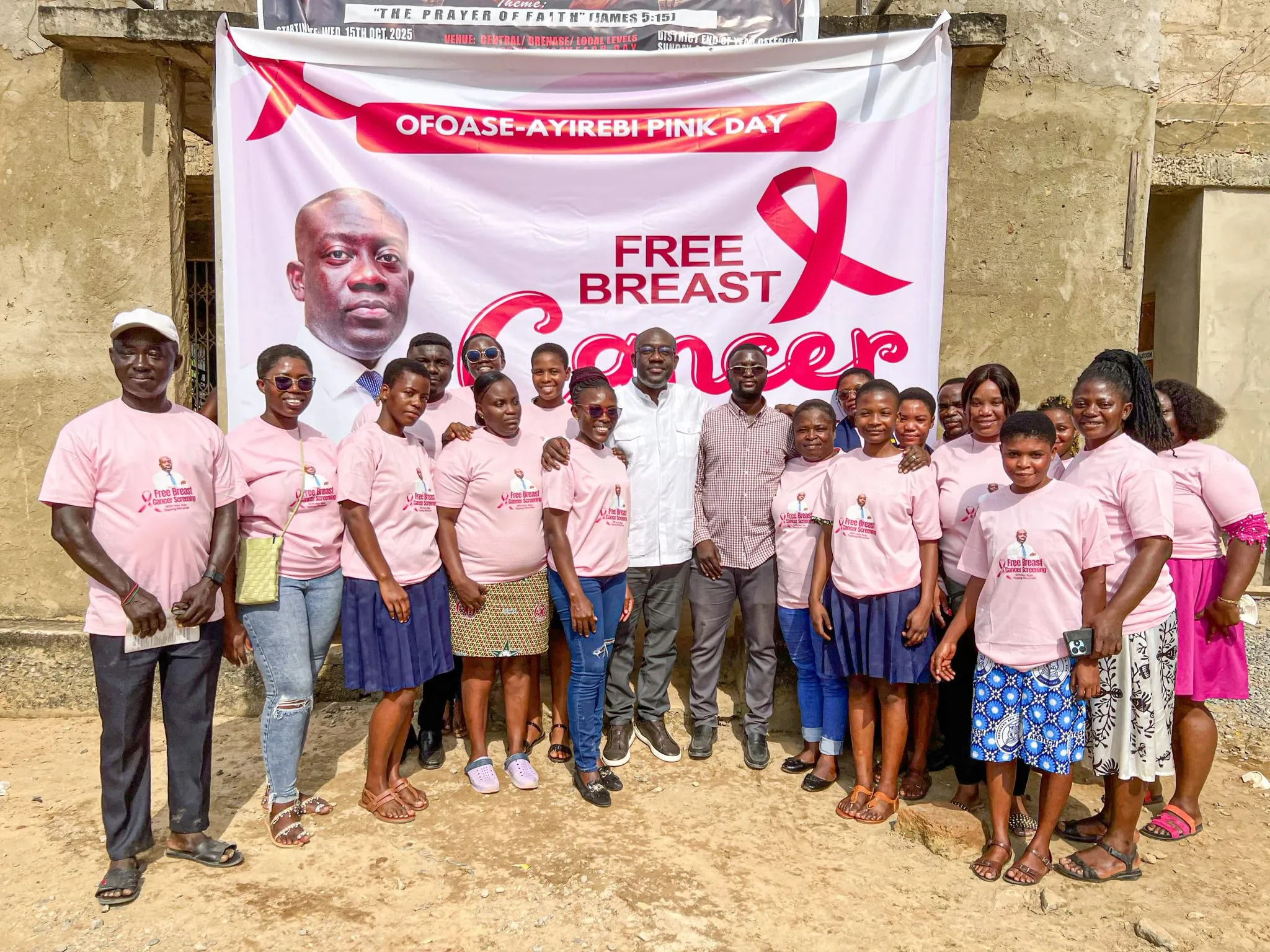 Kojo Oppong Nkrumah sponsores breast cancer screening for women in Ofoase-Ayirebi Constituency