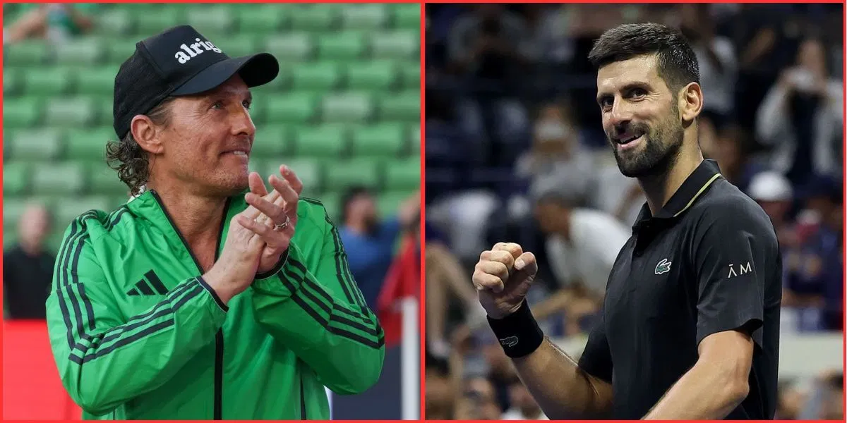 "Novak Djokovic's not denying the negative thoughts" - Matthew McConaughey & Joe Rogan admire Serb's champion mentality dealing with struggles