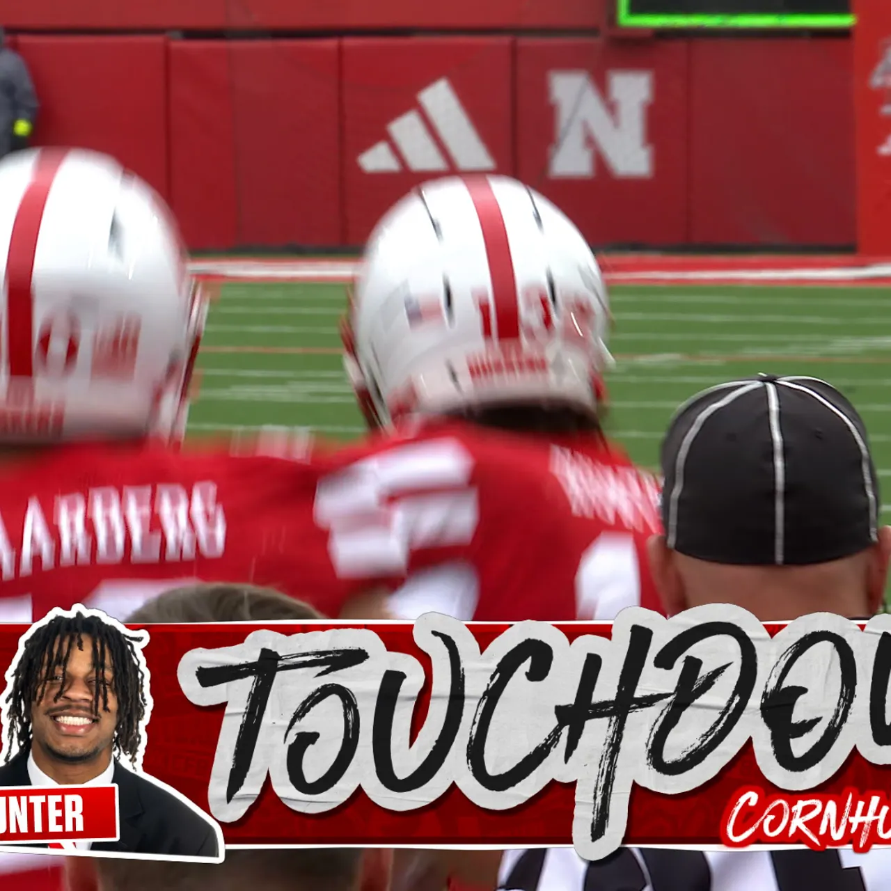 Nyziah Hunter snags 12-yard TD, extending Nebraska's lead over Northwestern