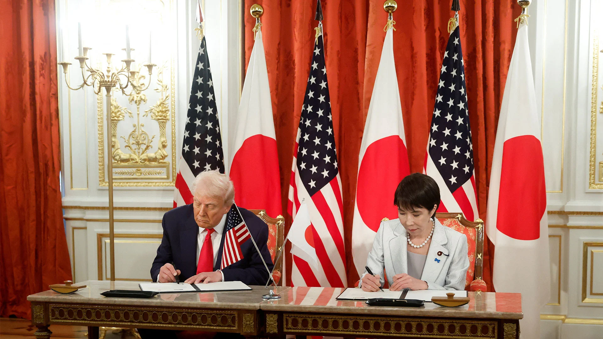 Trump meets with Japan’s new prime minister, Sanae Takaichi