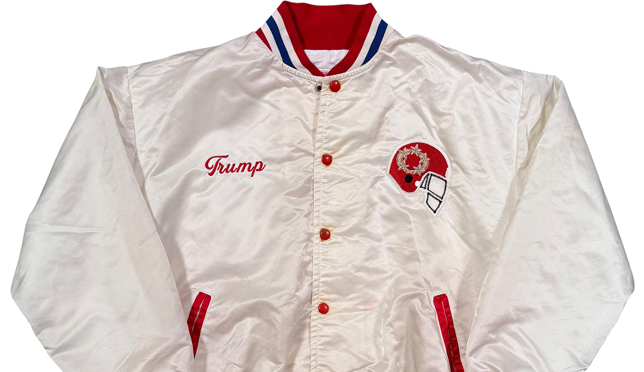 Trump's New Jersey Generals jacket up for auction
