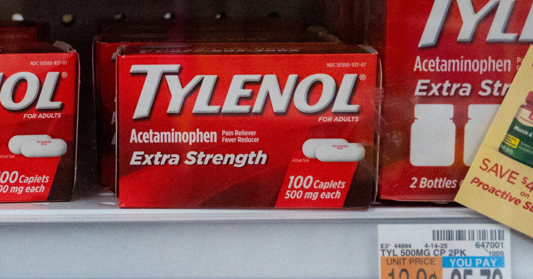 Texas Sues Tylenol Makers, Claiming They Hid Autism Risks