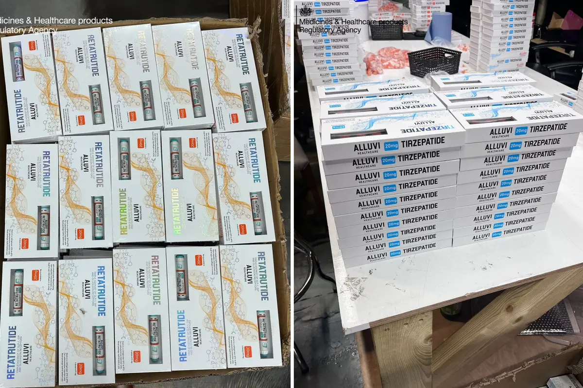 UK officials bust illegal weight loss drug production facility — largest seizure of popular pens in the world