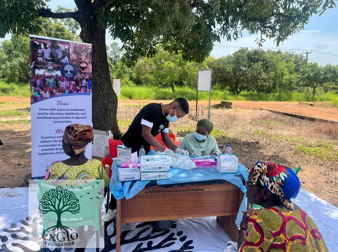 ExGlo Foundation Provides vital healthcare services to Kayoro residents in Upper East Region