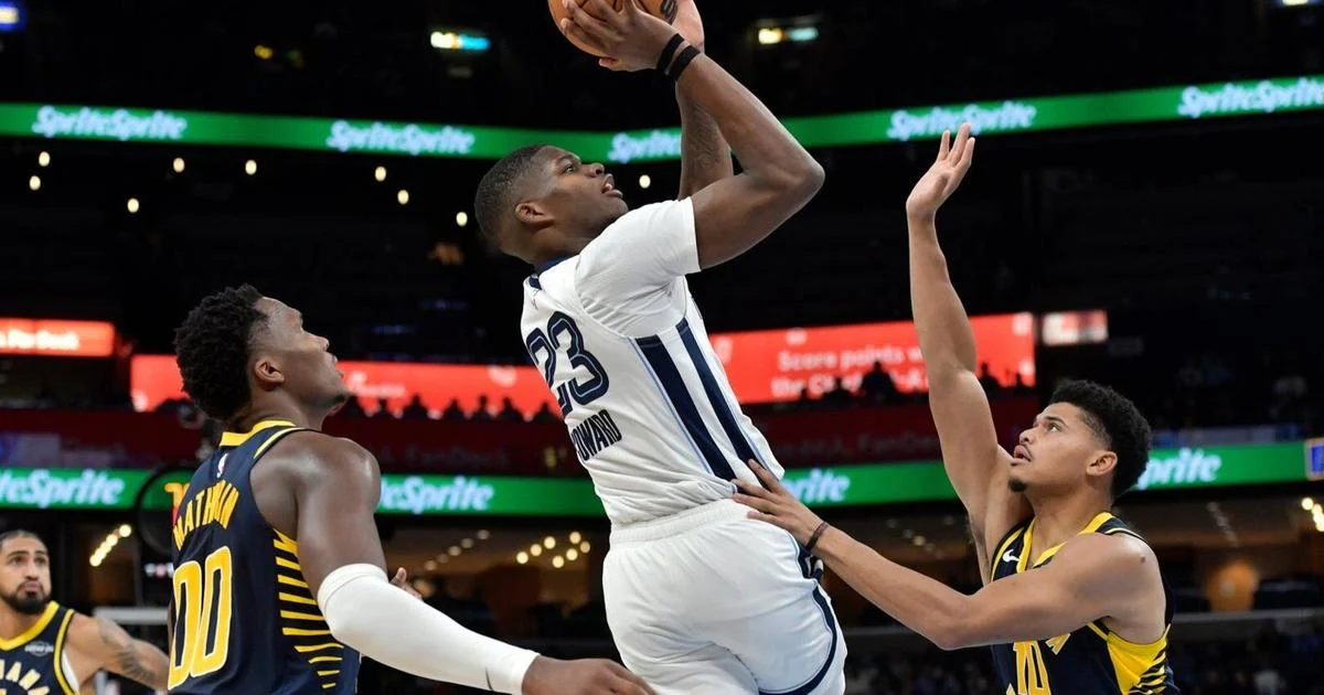 Rookie Cedric Coward hits all 6 3-pointers and scores 27 points as Grizzlies beat Pacers 128-103