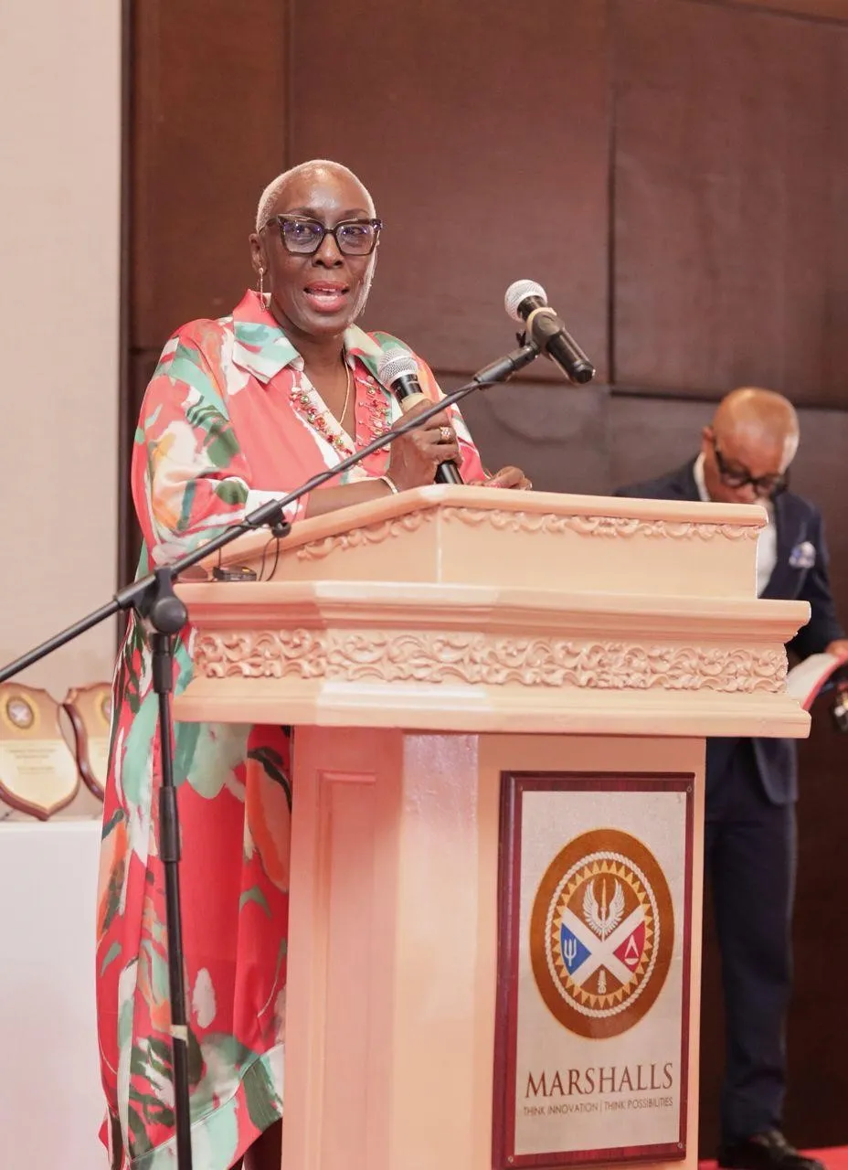 Give back to society as you progress: Marietta Brew urges Marshalls graduates