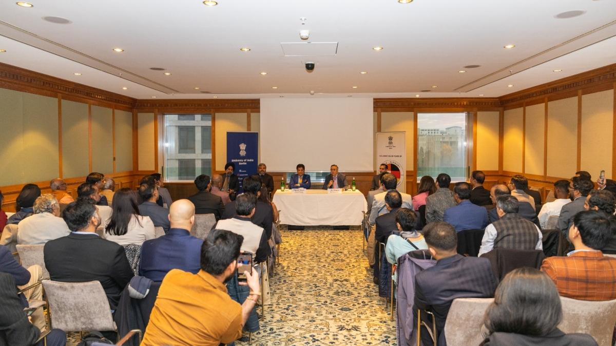 'Partners in India's growth': Piyush Goyal meets Indian diaspora in Berlin, calls for stronger India-Germany ties