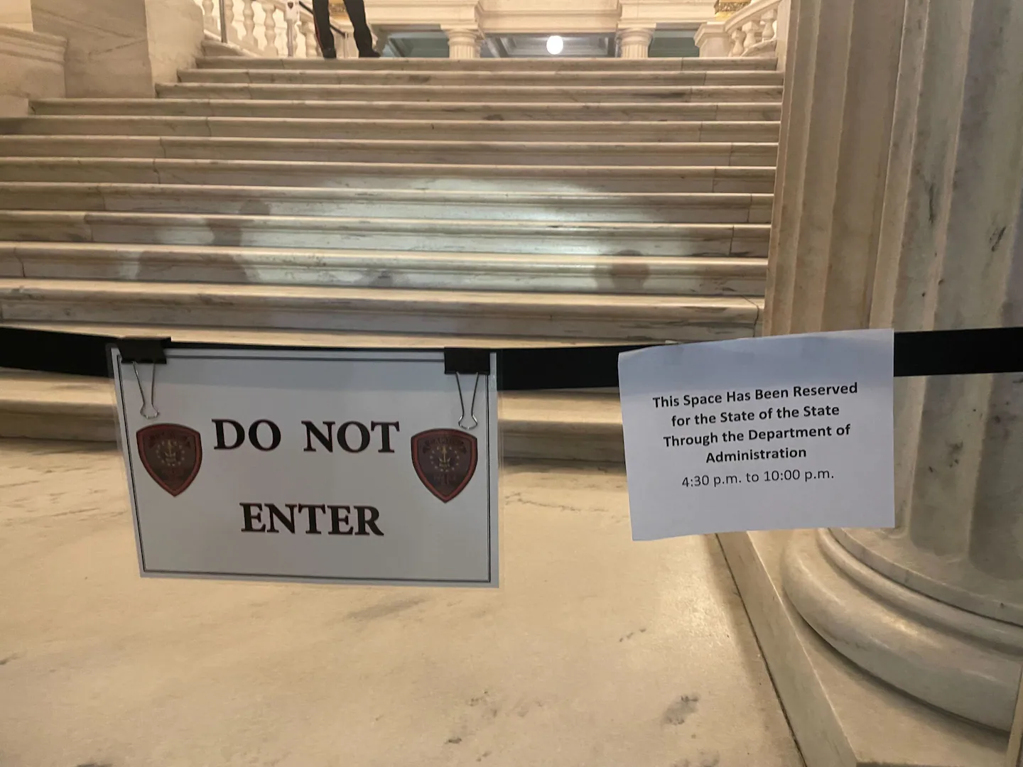 ACLU sues Governor McKee for blocking protesters from State House rotunda during speech