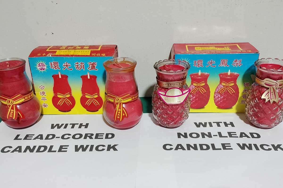 Warning Out on Imported Candles that Release Lead-Containing Smoke