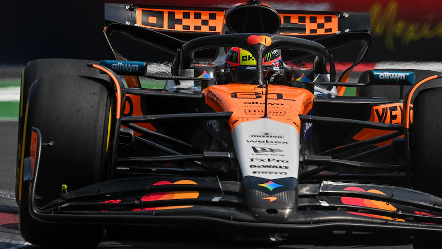 Piastri with work to do as McLaren teammate Norris sets pace in Mexico