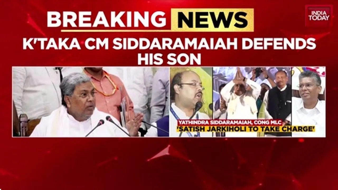 Karnataka Succession Row: Siddaramaiah's Son Names Successor, CM Blames 'Twisted' Media