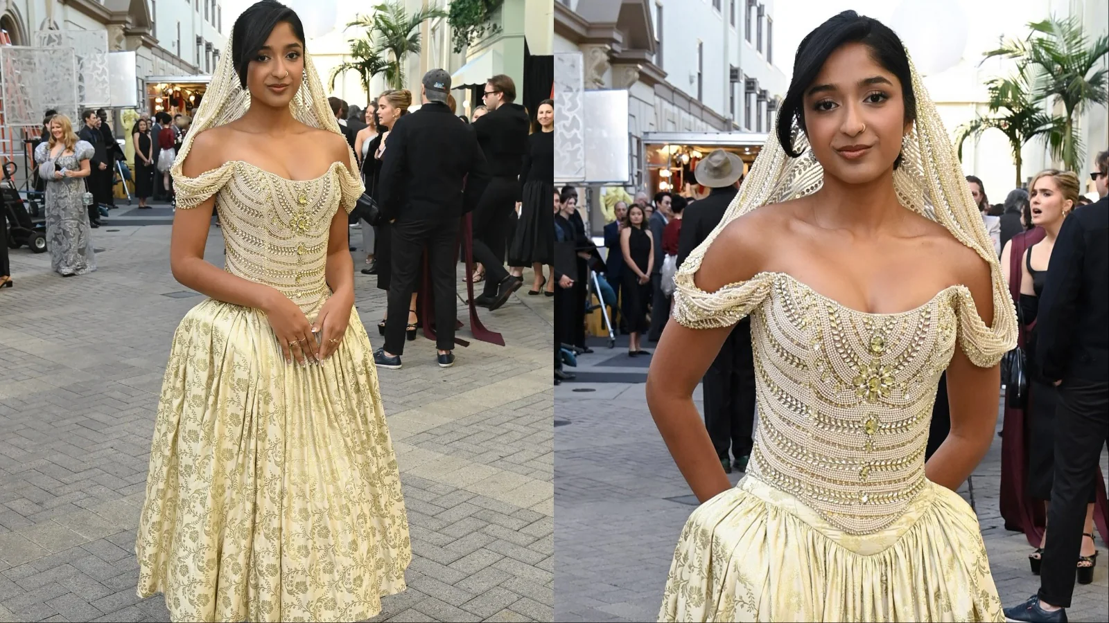 Maitreyi Ramakrishnan’s Gold Manish Malhotra Look Fuses Heritage And High Fashion