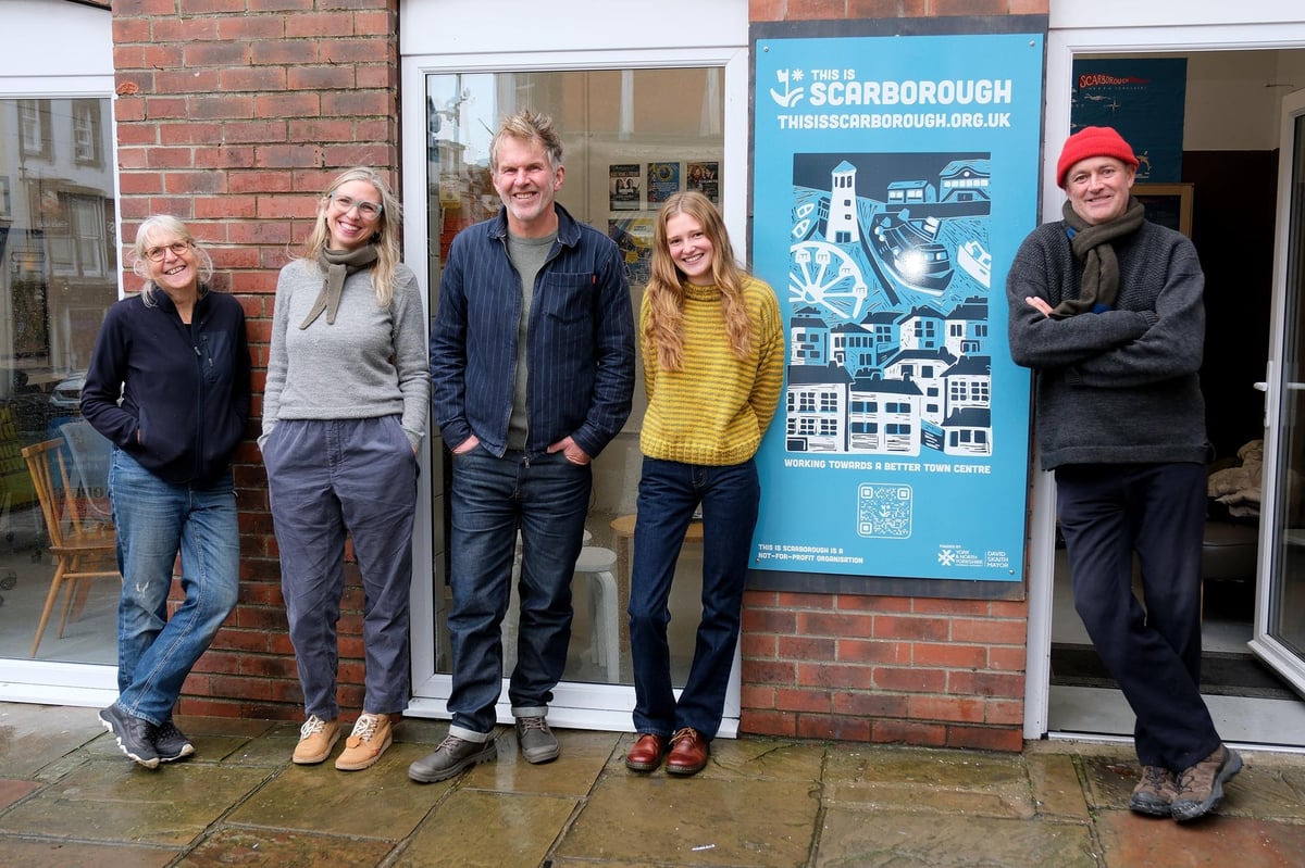 Team behind regeneration project celebrate £149,500 boost to transform part of Scarborough town centre