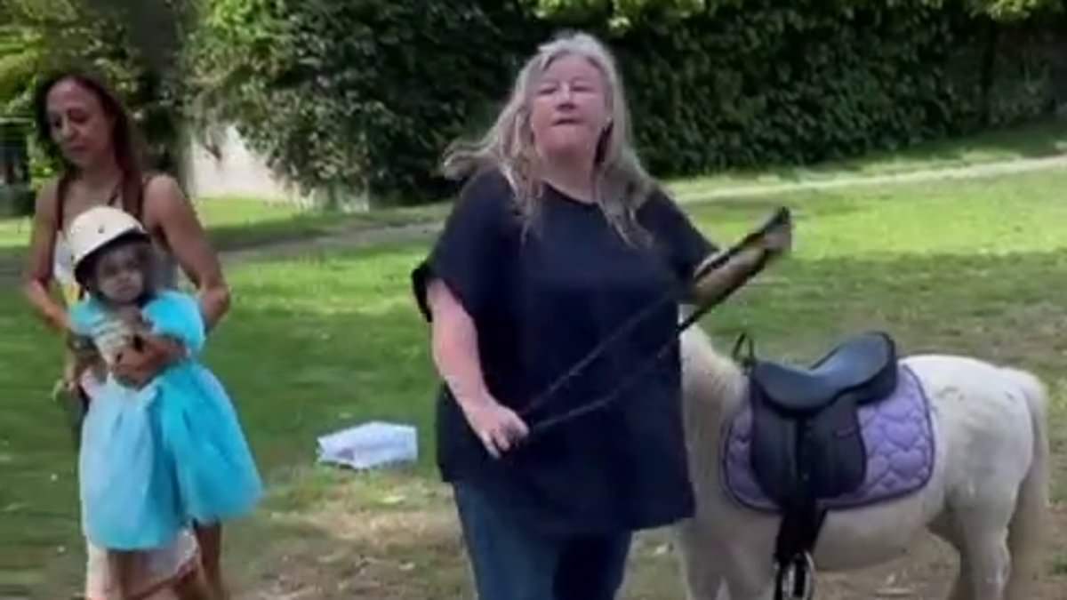 Kids' party from hell rocks millionaires' row: TV star mum shocked by pony handler's outburst in front of children... but we tracked her down and she has a VERY different side to the story