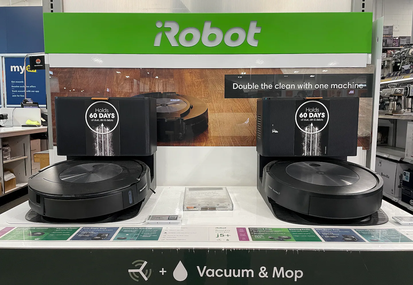 iRobot stock slides after it says buyer fell through