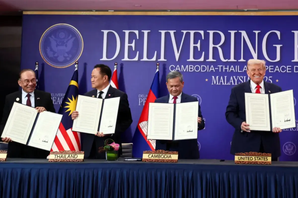 Trump signs peace and trade deals ending conflict between Cambodia and Thailand — rips UN: ‘Didn’t get involved’