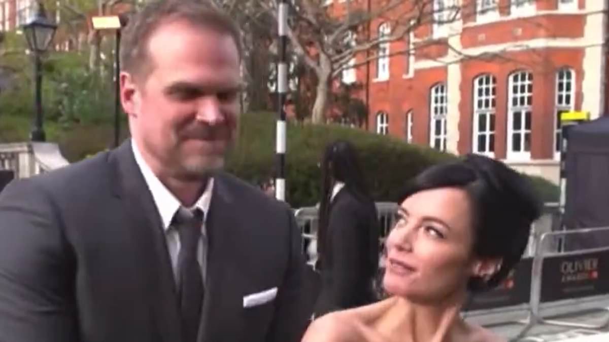Lily Allen's awkward interview with ex David Harbour hints at tensions in their marriage as fans claim note mocking her West End success echoes the star's scathing post-split album