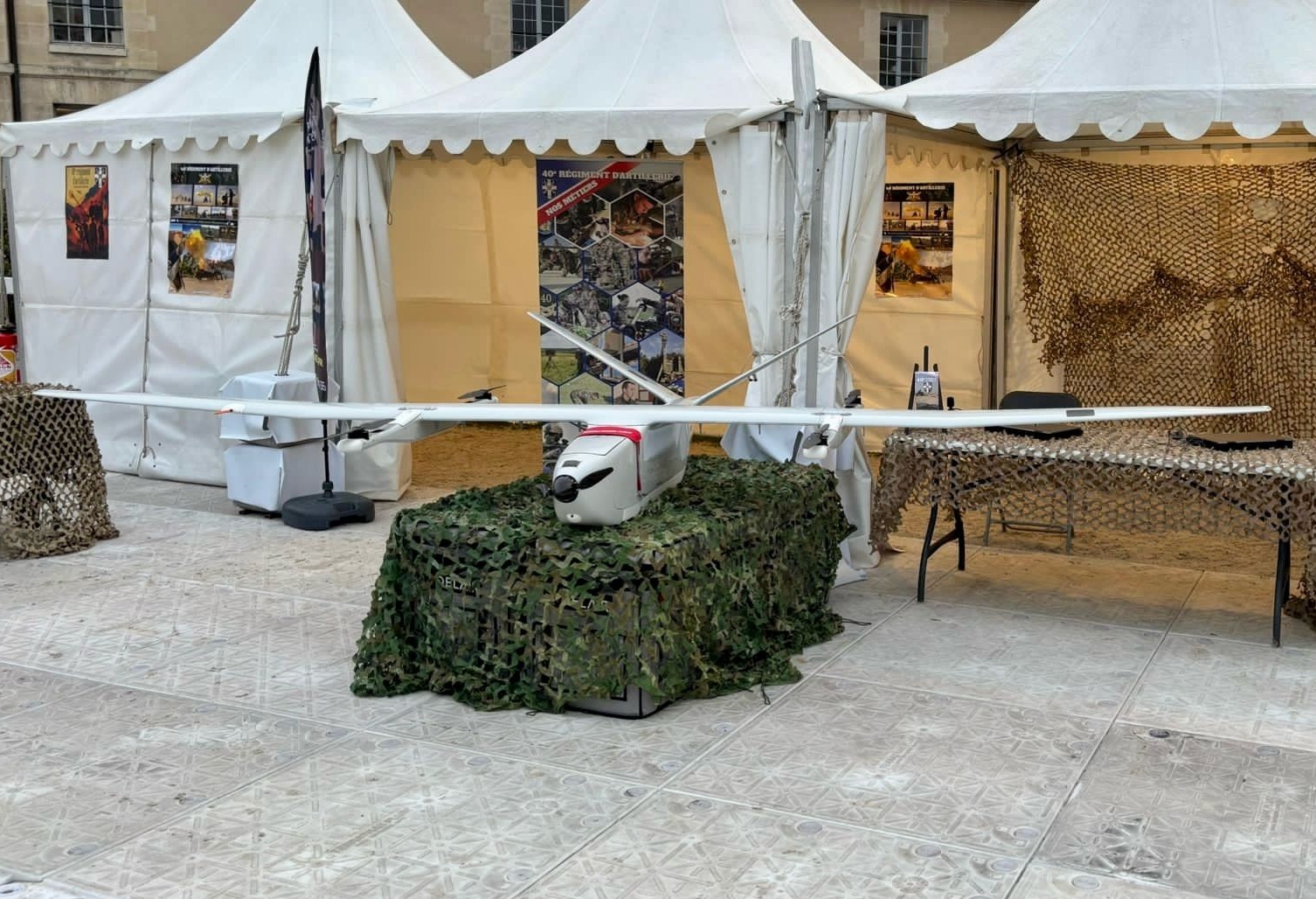 French artillery showcases new drones at Paris defense event