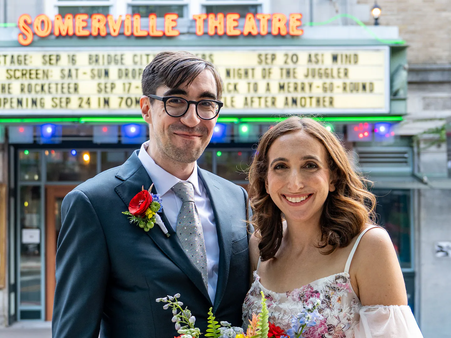 Eric Massak & Sarah Anders' vows included advice from Billy Bragg