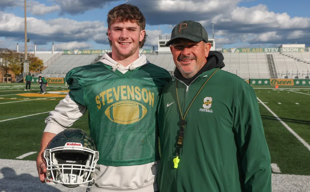 Stevenson's Zach Becker shines for father, coach