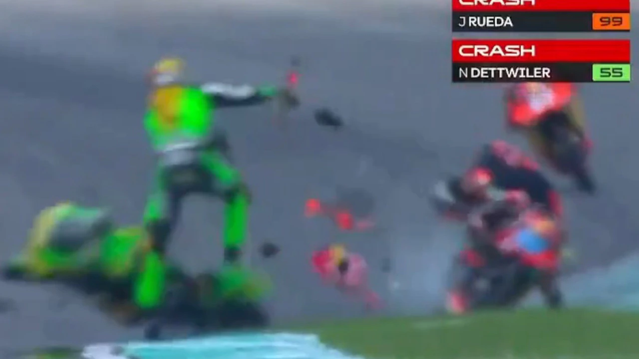 ‘Multiple cardiac arrests’: Moto3 rider Noah Dettwiler’s horror injuries