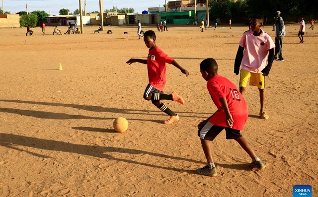 In Khartoum, football on dirt fields offers therapy for war trauma