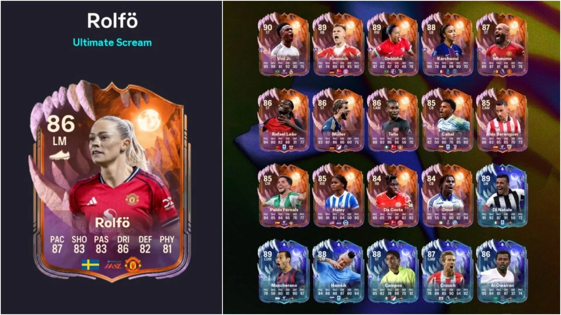 EA FC 26 Fridolina Rolfo Ultimate Scream SBC: All tasks and cheapest solutions