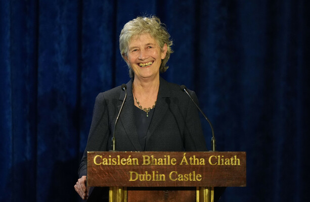 Gaeilge le bheith ina teanga oibre san Áras le linn téarma Uachtaránachta Catherine Connolly