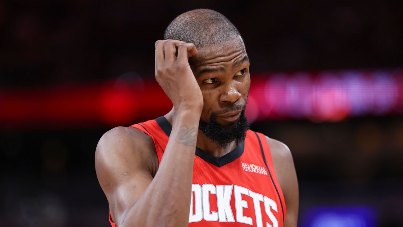 KD sees positives to Rockets' reaction to 0-2 start