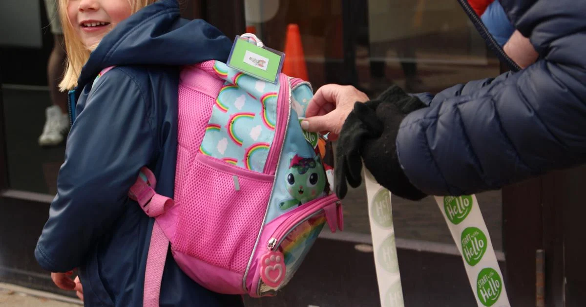 Community members greet North Adams students to 'show them we care' as part of Start With Hello Week