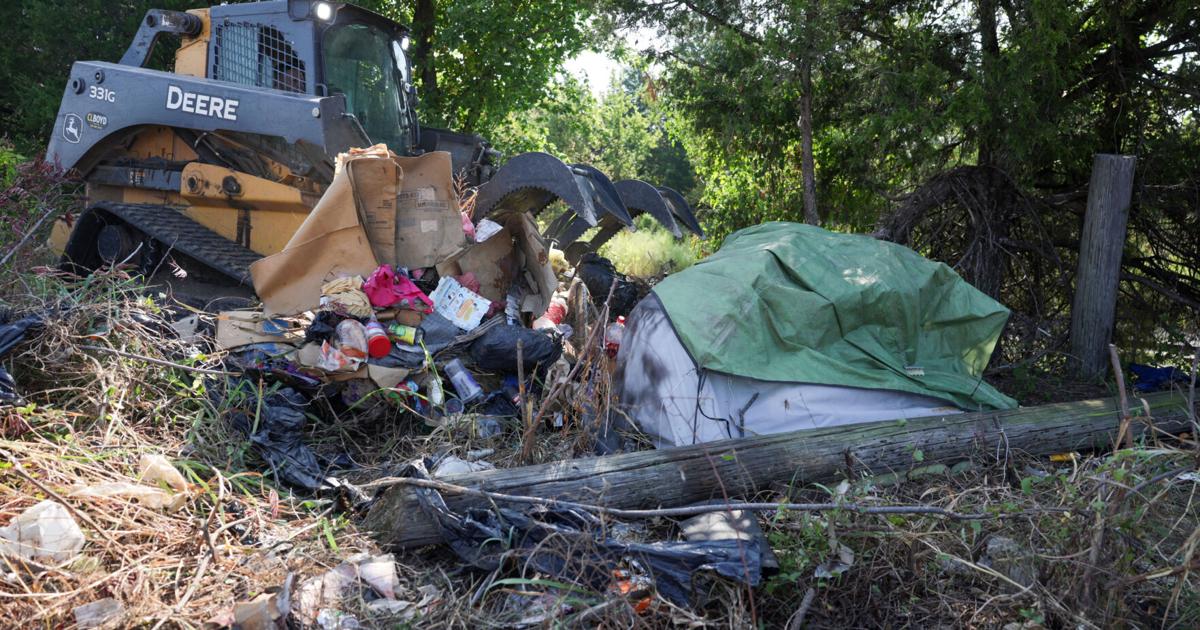 Homeless encampments targeted in OKC sweep