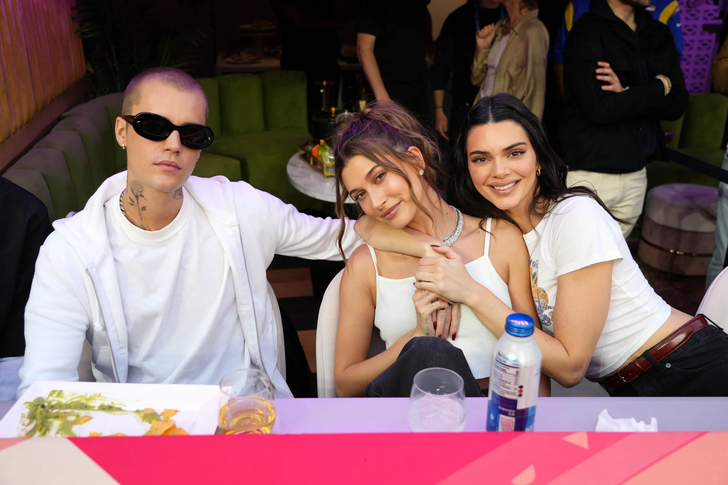 Justin Bieber enjoys cosy reunion with ex Kendall Jenner on date night with wife Hailey