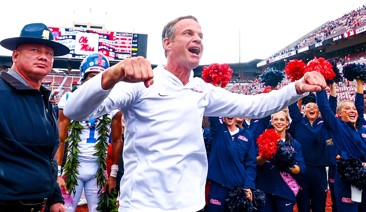 Lane Kiffin gets last laugh on Oklahoma player after Ole Miss earns gritty road victory