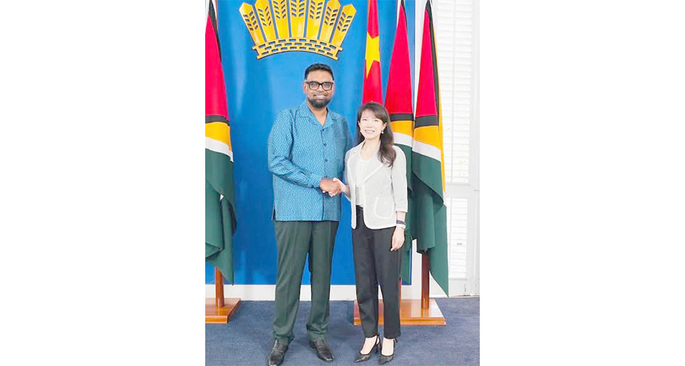 President Ali welcomes more Chinese companies to invest in Guyana