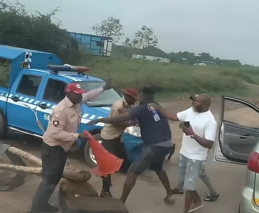 VIDEO: FRSC reacts to viral video of officers’ clash with driver in Edo