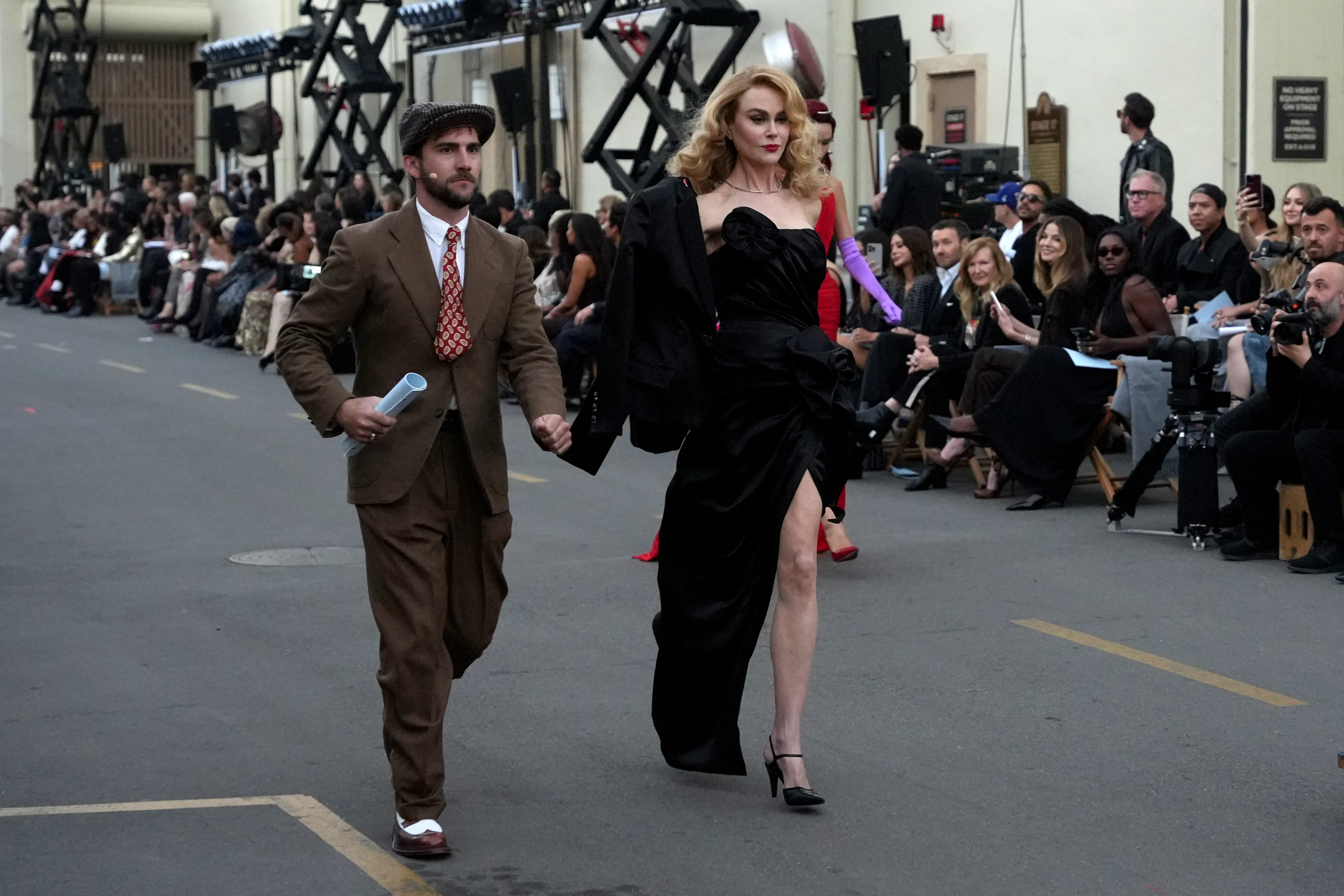 Nicole Kidman steps out in black corset gown amid split from Keith Urban