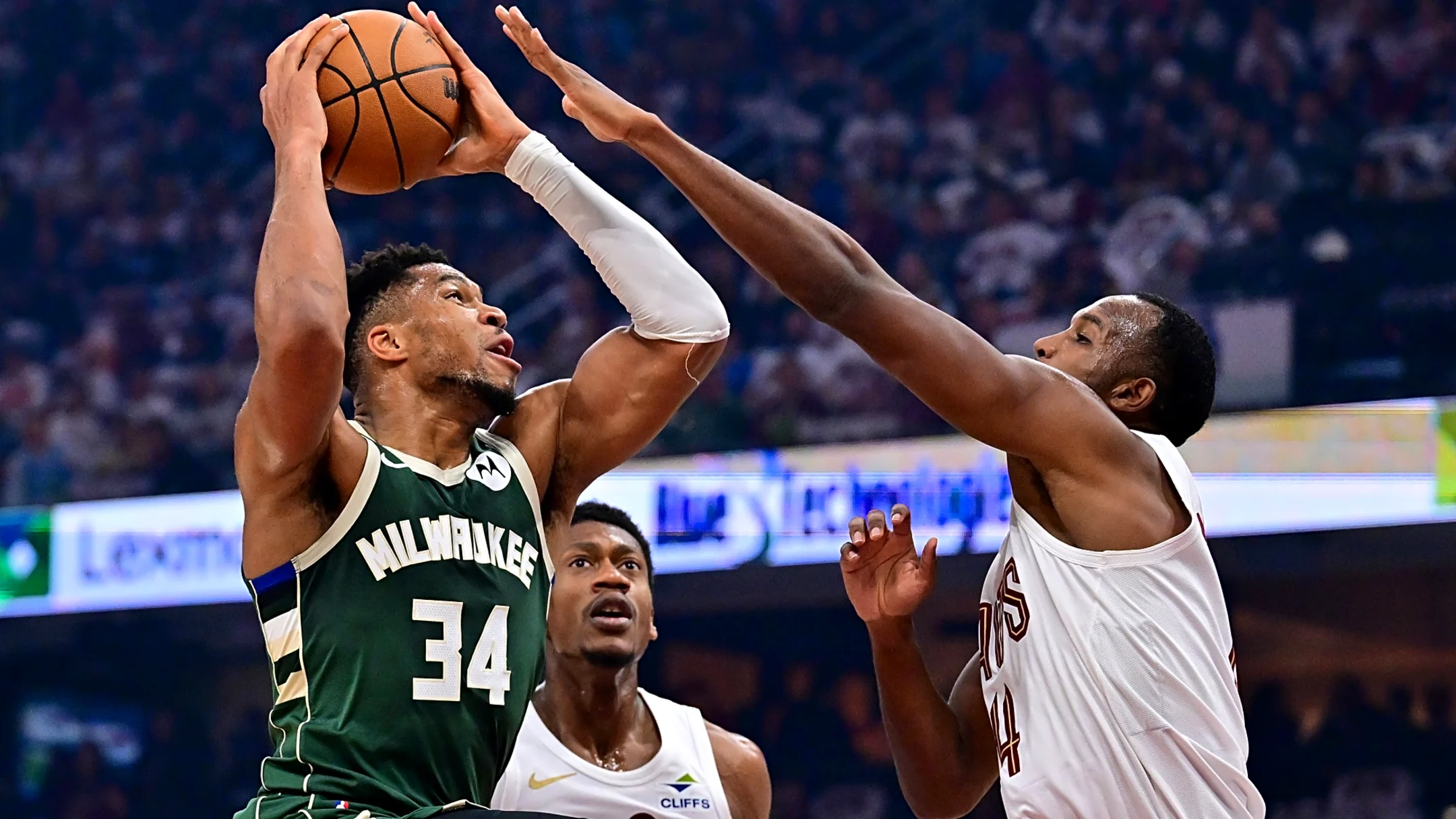 Giannis makes NBA history with 100+ PTS, 40+ REB, 15+ AST in 3 games