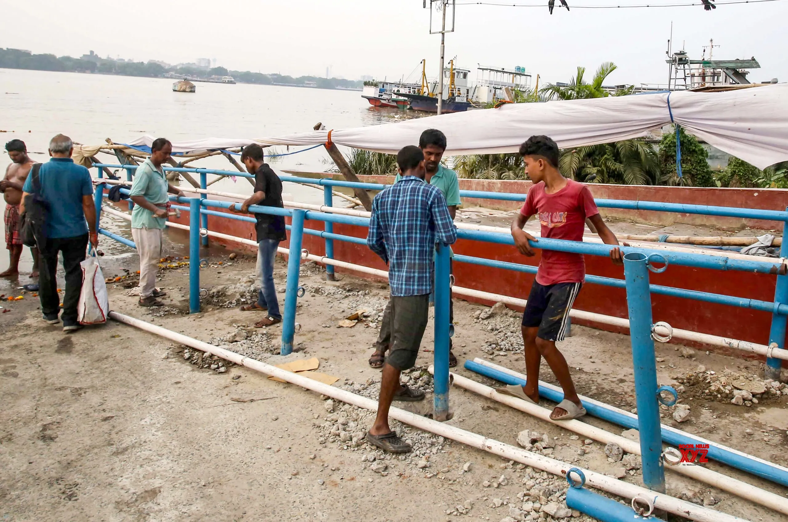 Kolkata: Safety Measures for Chhath Puja at Ganga #Gallery